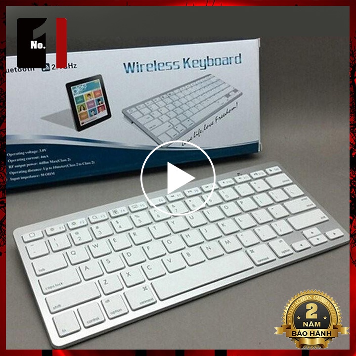Bàn Phím Bluetooth Ipad Điện Thoại KB16 Bàn Phím Mini Không Dây Văn Phòng Máy Vi Tính Laptop Pc Nhỏ Gọn