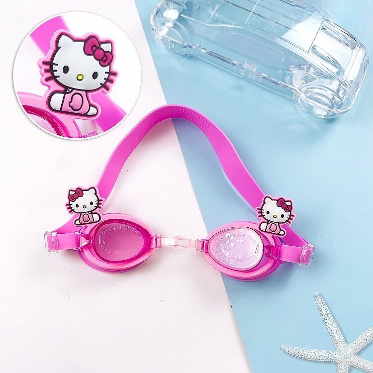 KÍNH BƠI TRẺ EM CAYABE CHỐNG TIA UV HOẠT HÌNH DISNEY 3D MÈO HELLO KITTY M001