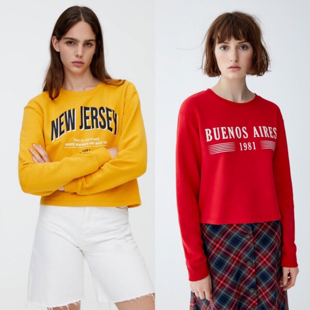 Áo sweater tay dài P&B xuất dư xịn