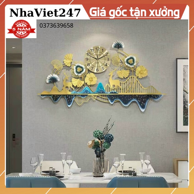 Đồng Hồ Treo Tường Đẹp mã 2958-vật treo tường-Thân Kim Loại Mạ,Qùa Tặng Đẹp,Giá Rẻ-Ý Nghĩa-Bảo Hành 5 Năm   ƯU ĐI