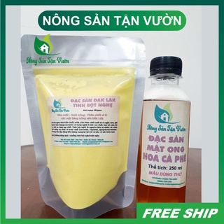Combo Tinh Bột Nghệ & Mật ọng set dùng thử - Nguồn Nông Sản sạch có giấy chứng nhận, nguồn gốc rõ ràng.