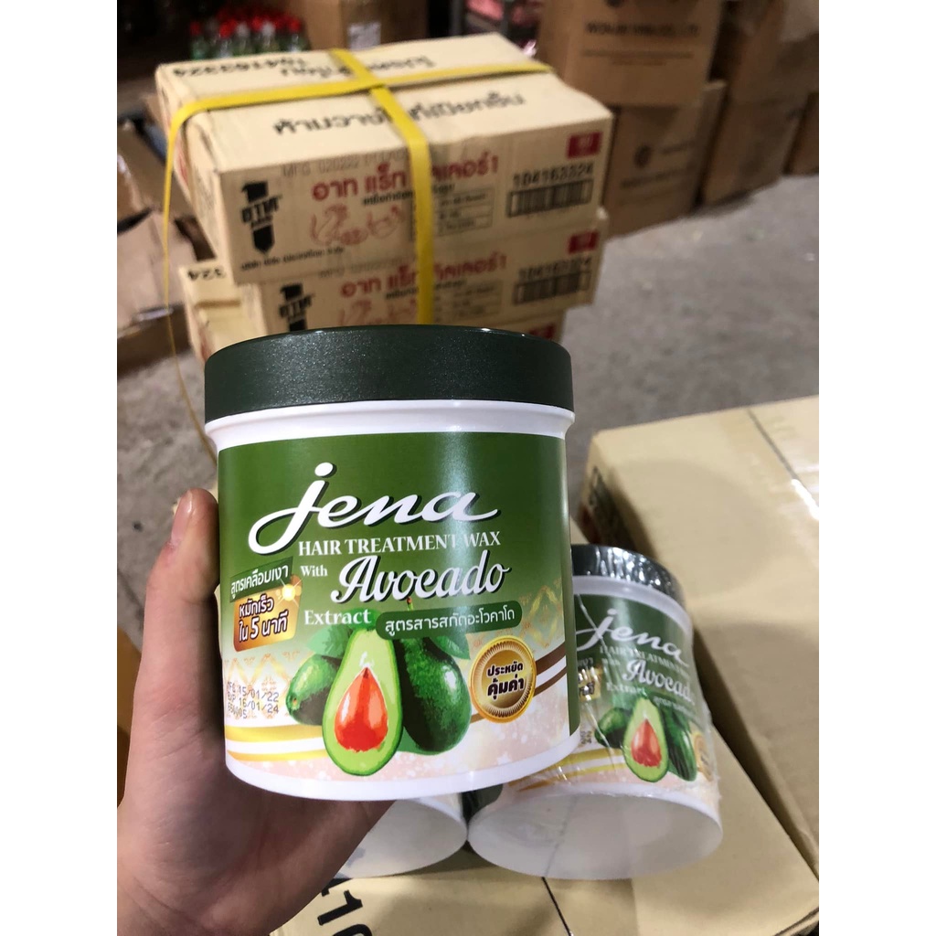HŨ 500ML KEM Ủ TÓC BƠ JENA THÁI LAN SIÊU MỀM MƯỢT