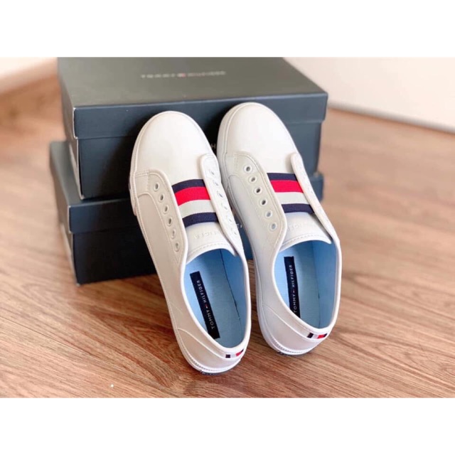 [Giày Tommy, hàng Mỹ, chuẩn auth] GIÀY LƯỜI THỂ THAO TOMMY HILFIGER SLIP ON ANNI