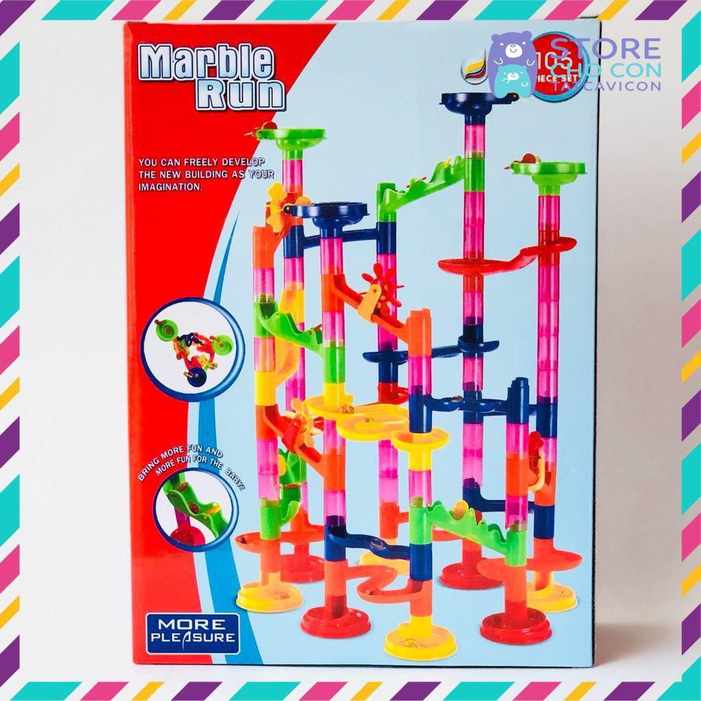 Bộ Đồ Chơi Lắp Ráp Lăn Bi Marble run Mã 3942 Nhà Cho Con Store