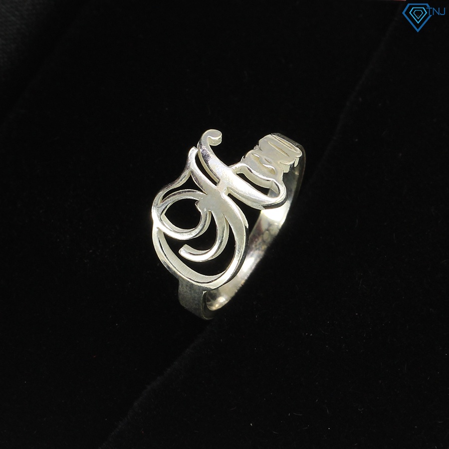 Nhẫn nữ bạc 925 khắc tên giá rẻ NN0333 - Trang sức TNJ