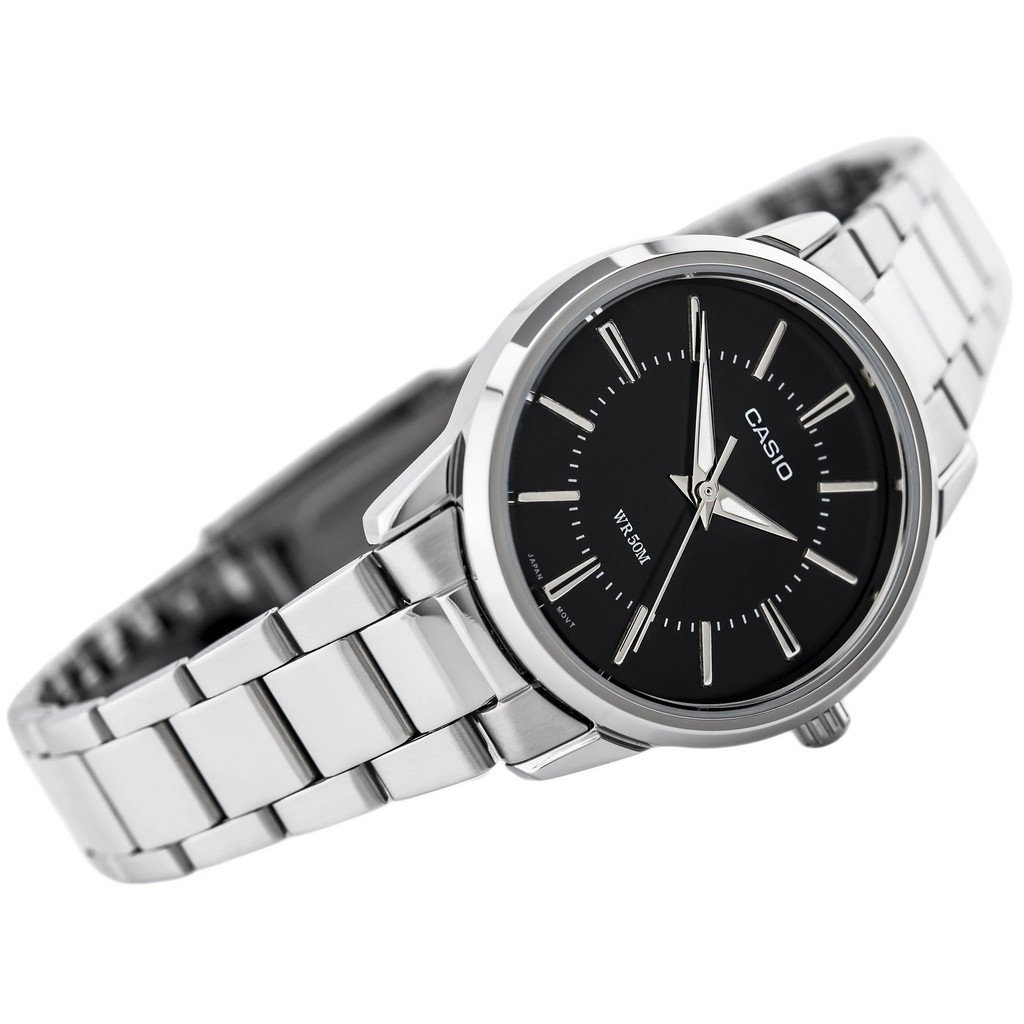 Đồng hồ nữ dây kim loại Casio chính hãng Anh Khuê LTP-1303D-1AVDF (30mm)
