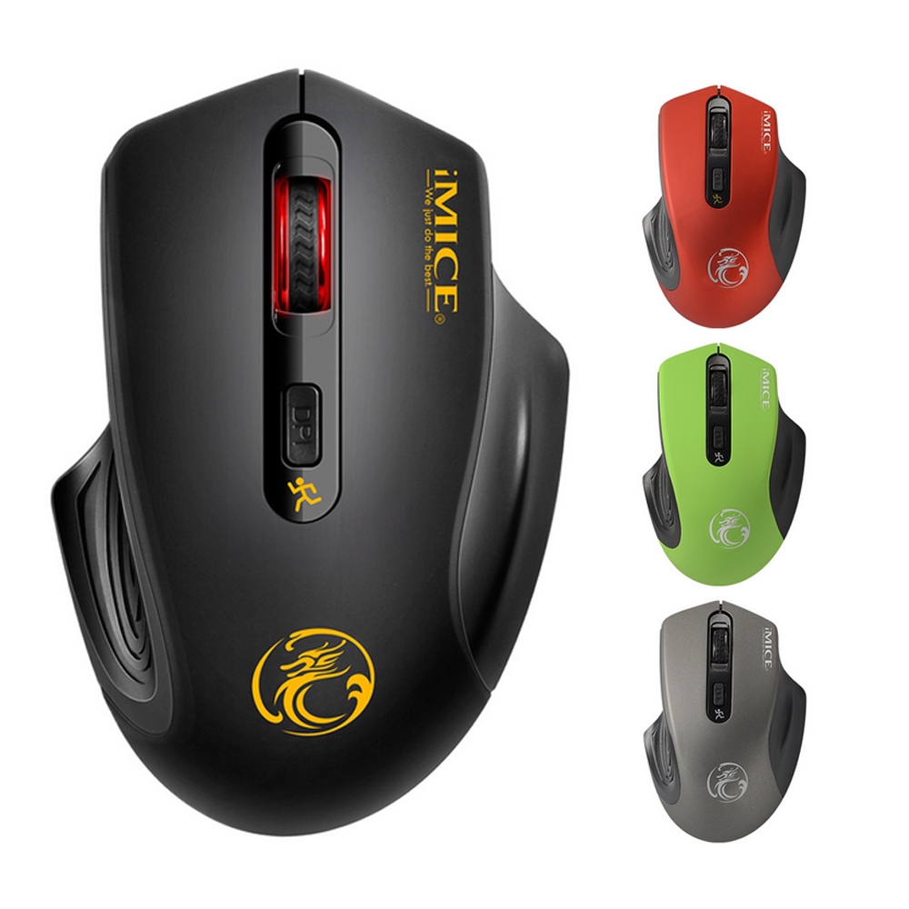 【COD】 E-1800 game home 2.4G wireless mouse mini optical mouse