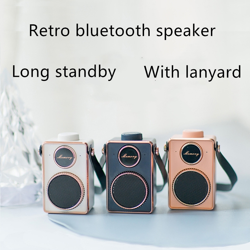 Loa Bluetooth Không Dây Phong Cách Retro Kèm Phụ Kiện