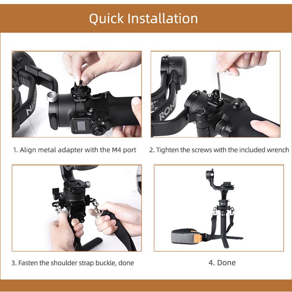 Dây Đeo Cổ Gắn Máy Ảnh DJI Ronin RS3 Pro / RSC 2 / RS 2 / S / SC