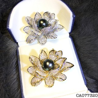 Trâm cài áo Ngoclux hoa sen đính hạt ngọc cao cấp - CA077