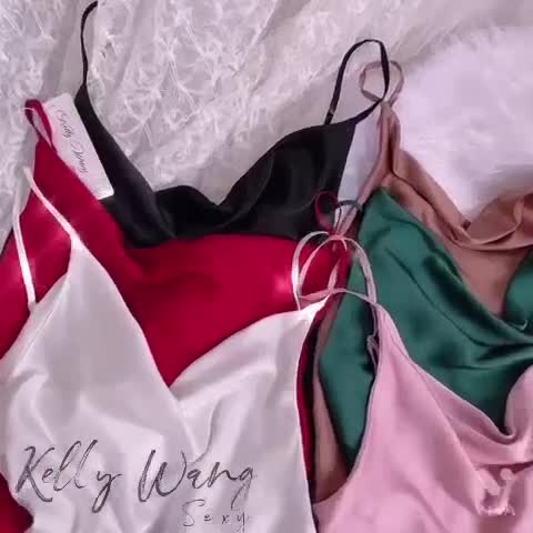 Hàng loại 1 - SX778 - Váy Ngủ lụa Sexy gợi cảm - đầm ngủ lụa cao cấp - KellyWang | BigBuy360 - bigbuy360.vn