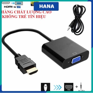 Cáp hdmi to vga có audio chuyển đổi tín hiệu hdmi sang vga, hdmi to vga with audio #full hd- hana668