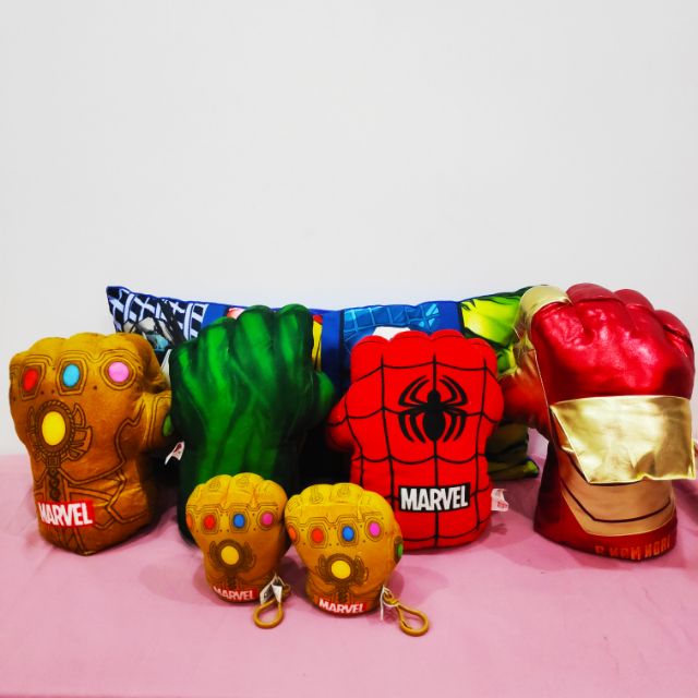 Găng tay đấm bốc siêu anh hùng Marvel nhồi bông