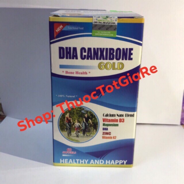 [ Kèm Quà Tặng ] DHA Canxibone Gold - Bổ sung Vitamin và canxi