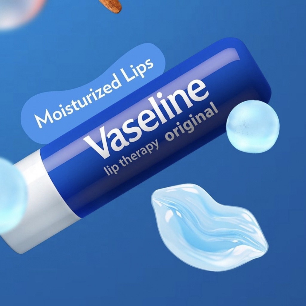 Son Dưỡng Môi Hồng Xinh Vaseline Rosy Lips 4.8g- Chính hãng