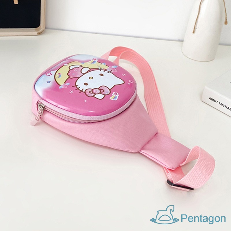 Túi Đeo Chéo Siêu Nhẹ In Họa Tiết Hoạt Hình Phong Cách Hàn Quốc Cho Bé