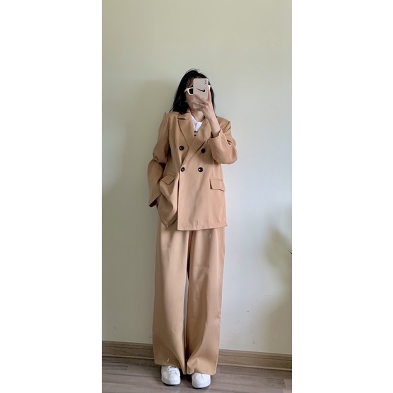 Set blazer dài tay