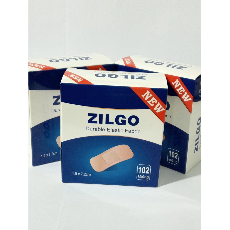 Băng cá nhân ZILGO Hộp 102 miếng