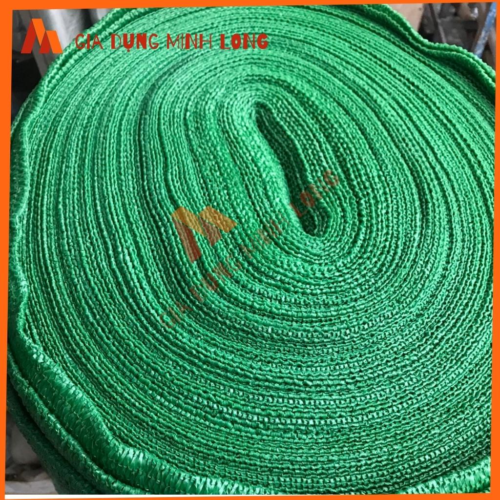 [Loại dày] Lưới lan màu xanh hàng nhập khẩu Thái, sợi nilon thô dày, bền, bóng đẹp che nắng tốt