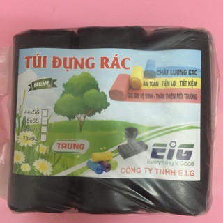 lốc 3 cuộn túi đựng rác size trung 1kg