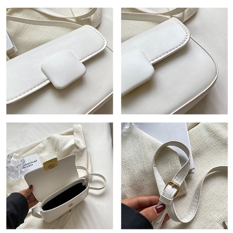 Túi Đeo Vai Hình Vuông Nhỏ Màu Trơn Kiểu Dáng Đơn Giản Thời Trang Mùa Hè NB00099