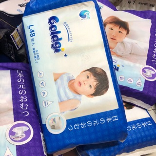 Bỉm dán/quần Goldgi+ size Nb92/S84/M66/M60/L56/L48/XL46/XL44/XXL34