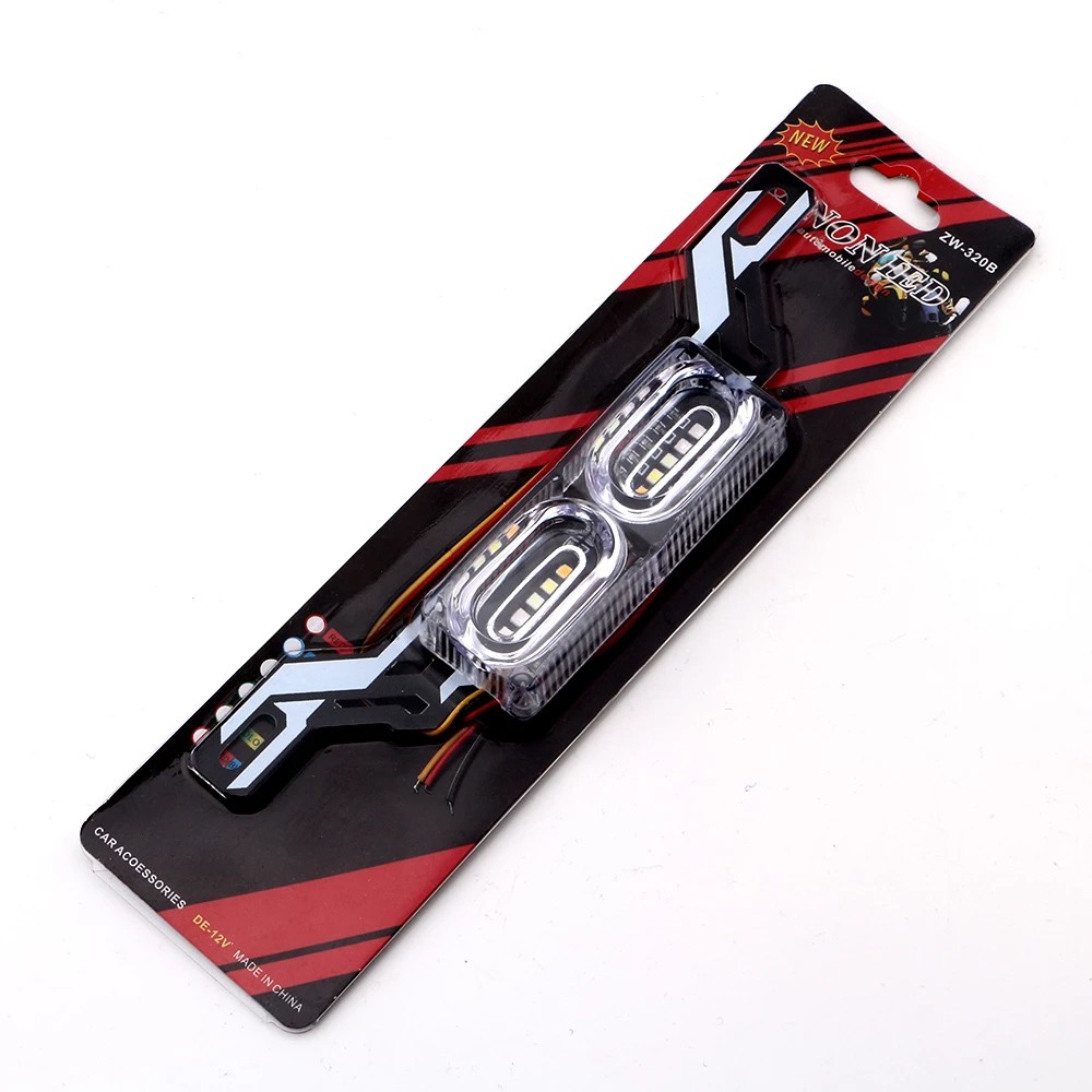 1 Đèn led rgb Nhiều Màu Sắc Gắn Biển Số Xe Hơi Xe Máy - YKD