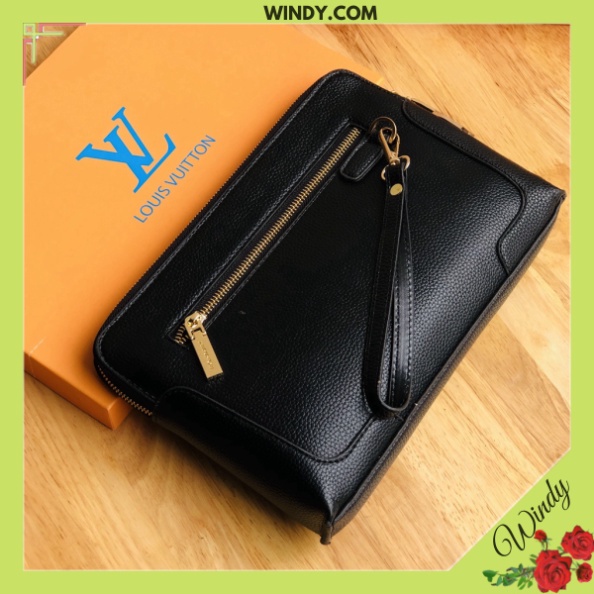 Ví Cầm Tay Nam G.U.C ong Khóa Số Cao cấp Chất Da Bò windy.com