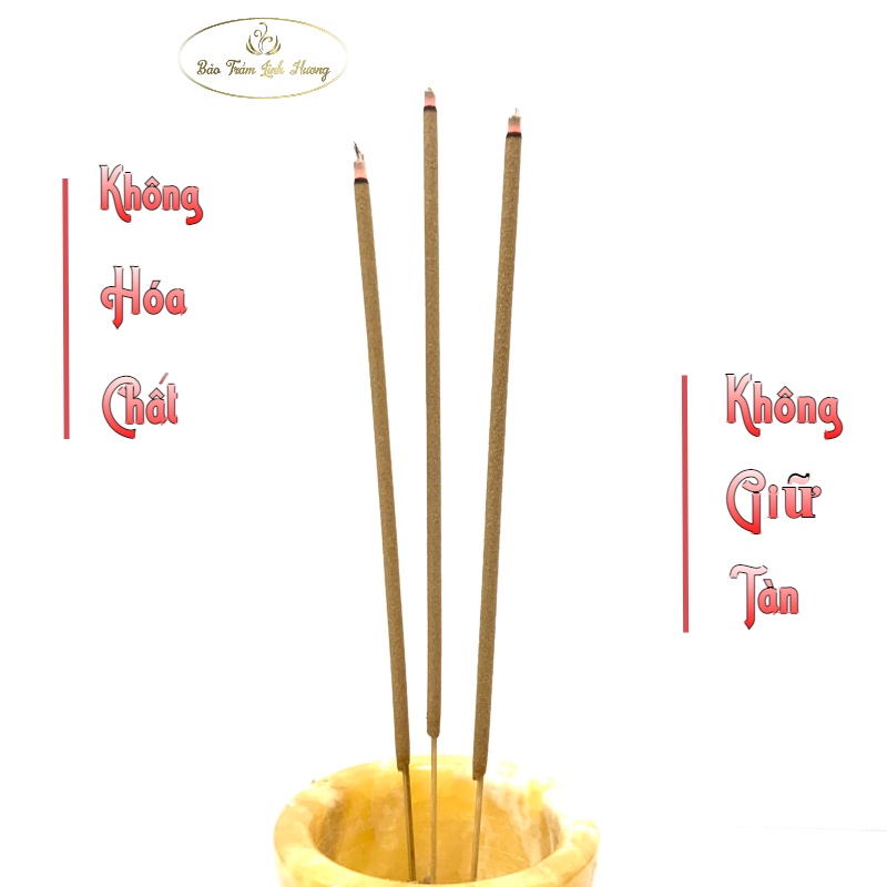 Nhang Trầm Hương Quảng Nam  Ống 63 & 83 Nén Thơm Tự Nhiên Không Hóa Chất Thờ Cúng - BẢO TRẦM LINH HƯƠNG