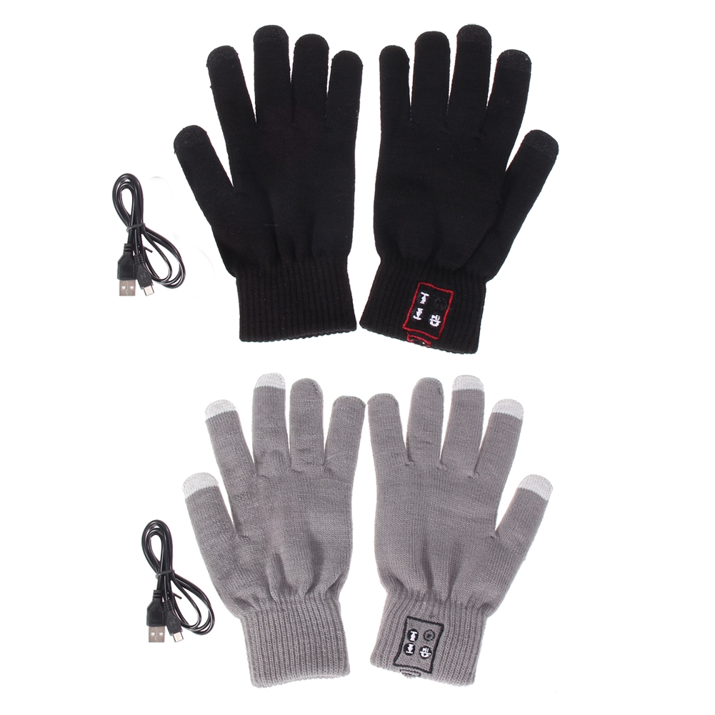 Bluetooth Gloves Touch Screen Mobile Headset Speaker For Andriod iPhone