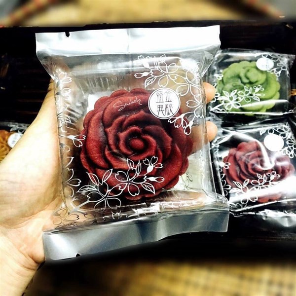 100 túi trung thu HOA BẠC cho bánh 125g/ 150g