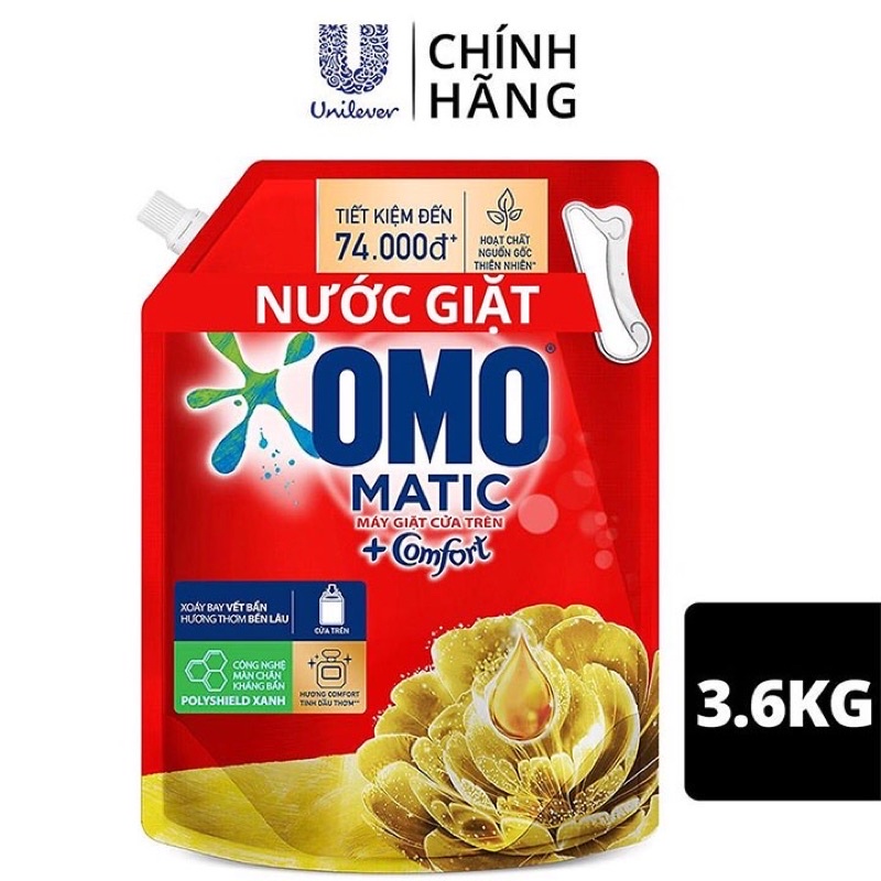Nước giặt Omo matic + comfort