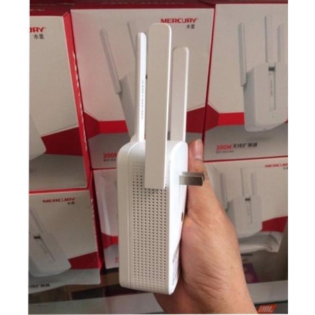 BỘ KÍCH SÓNG WIFI MERCURY 3 ANTEN MW310RE - KHUẾCH ĐẠI TÍN HIỆU WIFI