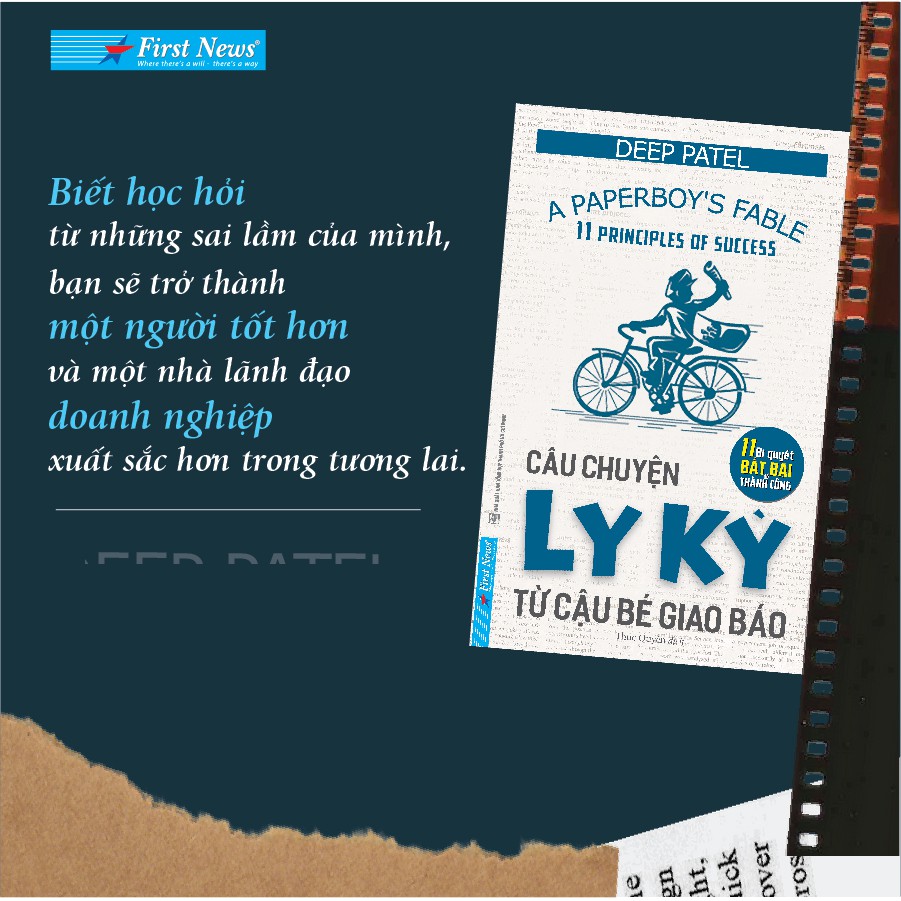Sách - Câu Chuyện Ly Kỳ Từ Cậu Bé Giao Báo (11 Bí Quyết Bất Bại Để Thành Công) - First News  - FIN
