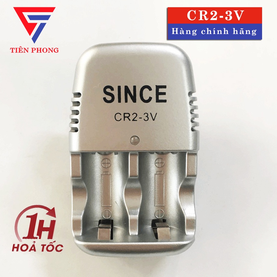 Máy Sạc Pin CR2 Tự Ngắt, Báo Đèn - Hàng Chính Hãng