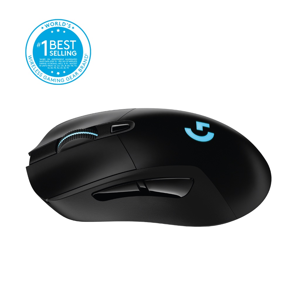 Chuột game không dây Logitech G703 Hero - Cảm biến Hero 25k, RGB, tùy chỉnh trọng lượng