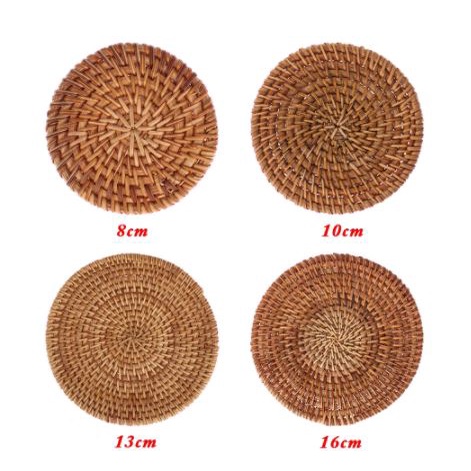 Đĩa Lót cốc , lót ly mây tre đan bamboo and rattan handicrafts