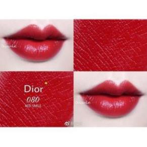 (Unbox) Son Dior Rouge Màu 080 Red Smile - ĐỎ TƯƠI TRẺ TRUNG, QUYẾN RŨ - kiwikiwi