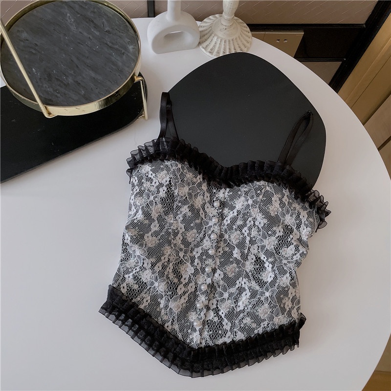 Áo lót ren hoa có mút nâng ngực quyến rũ cho nữ