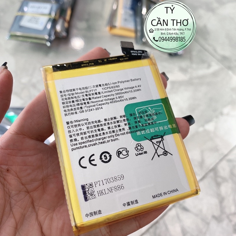 Pin Oppo F9 Reno 2 2F A59 zin mới