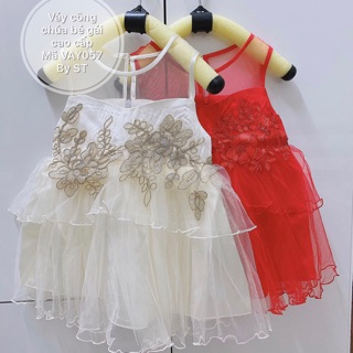 Váy xoè công chúa cao cấp cho bé gái VAY057