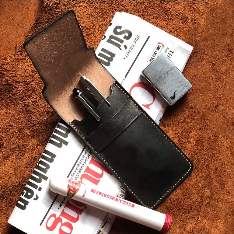 Bao Da Đựng Bút Pencase Art, Bao Bút Da Veg Nhập Bangladesh