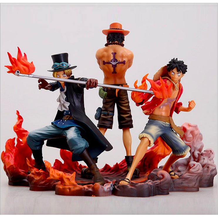 Bộ 3 Mô Hình Nhân Vật Luffy Ace Sabo
