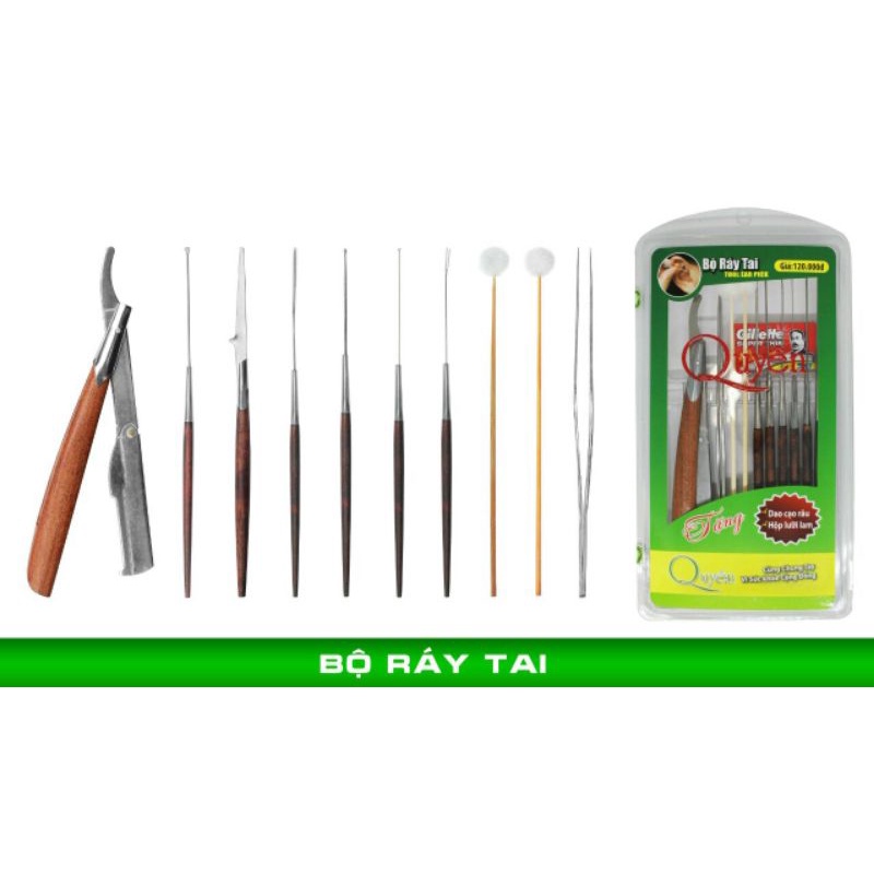 Bộ ráy tai quyên hàng cao cấp