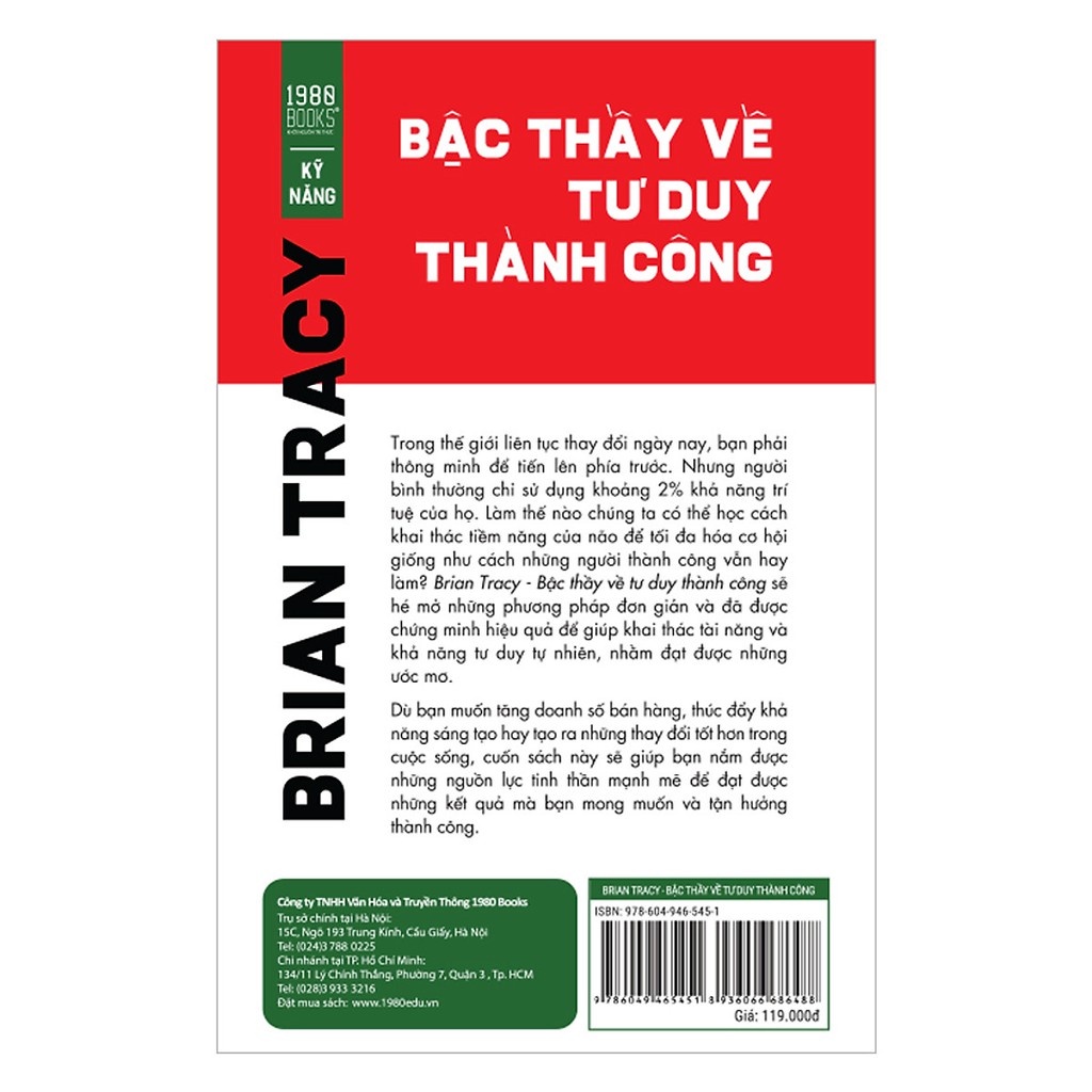 Sách - Brian Tracy bậc thầy về tư duy thành công