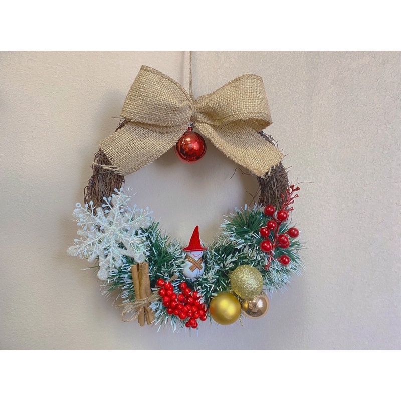 Đồ trang trí Noel_ Decor Giáng Sinh Vòng nguyệt quế