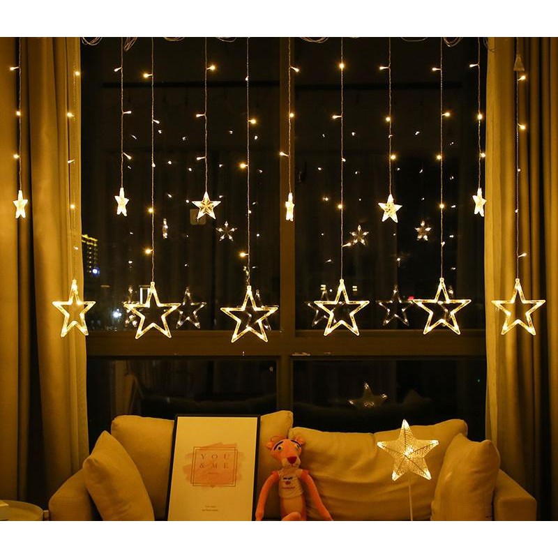 Bộ 2 Đèn led hình ngôi sao trang trí - có đèn led,dành cho các diệp lễ,sinh nhật ,đám tiệc