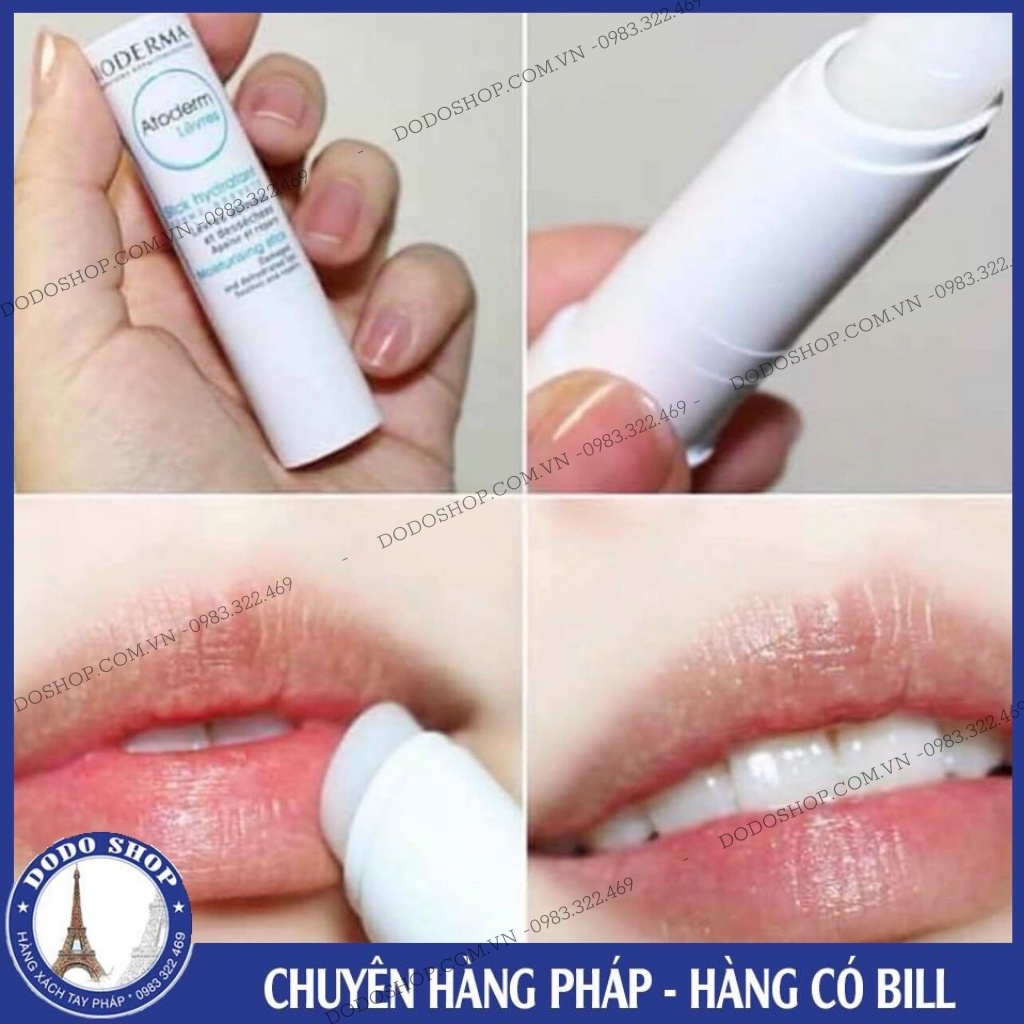 Son dưỡng BD Pháp atoderm stick levers giúp môi mềm mịn, hết khô nứt nẻ