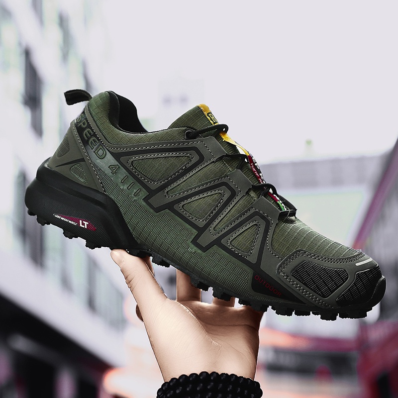 Giày Thể Thao Leo Núi Thiết Kế Cổ Thấp Chống Trượt Thoáng Khí Size 39~47
