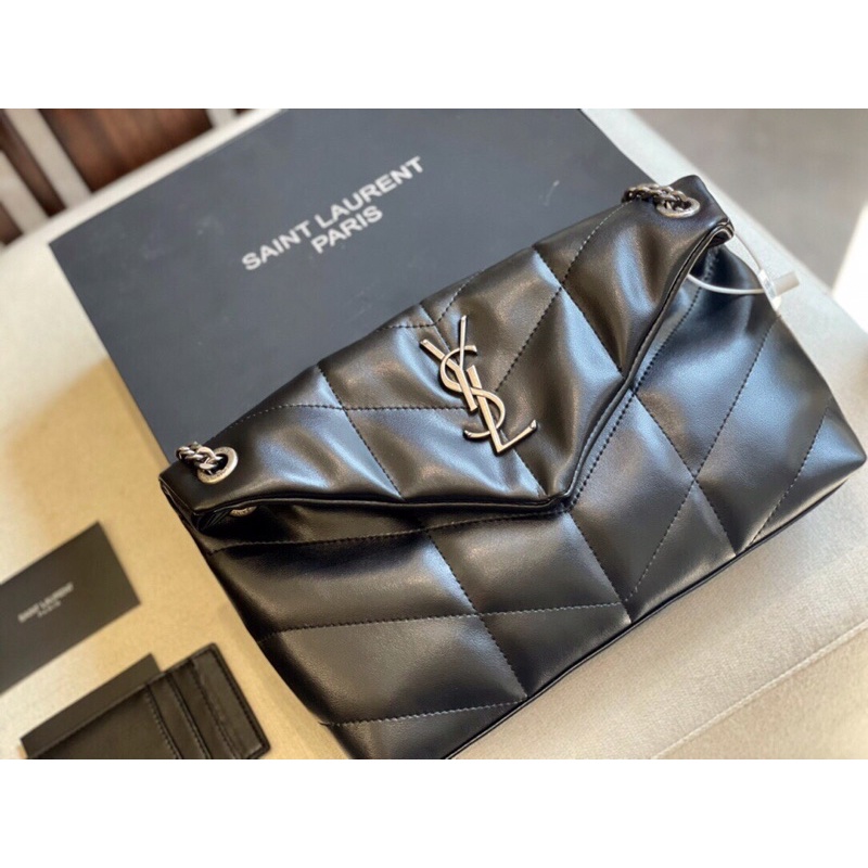 Túi xách Ysl sz 33 chất da thật da mềm, đường may siêu nét có ảnh thật